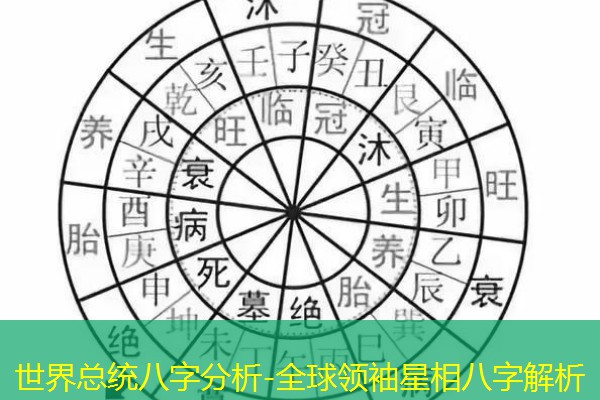  世界总统八字分析-全球领袖星相八字解析