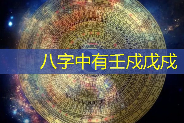  八字中有壬戍戊戍