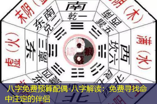  八字免费预算配偶-八字解读：免费寻找命中注定的伴侣