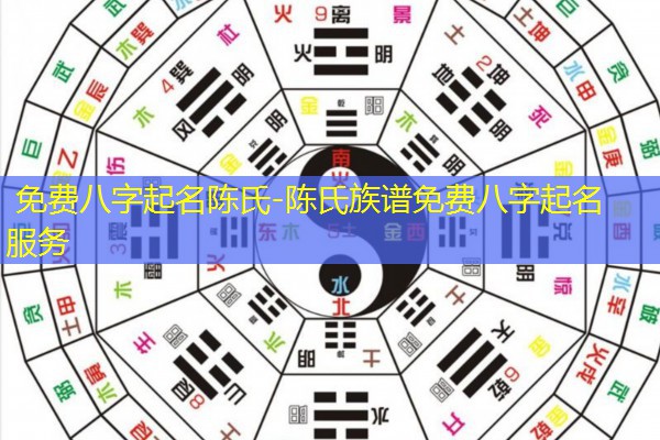  免费八字起名陈氏-陈氏族谱免费八字起名服务