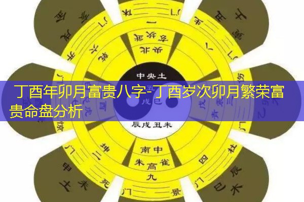  丁酉年卯月富贵八字-丁酉岁次卯月繁荣富贵命盘分析
