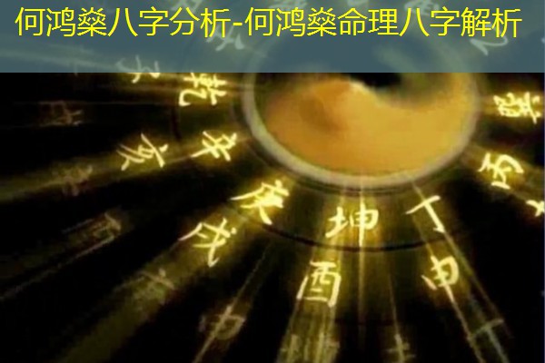  何鸿燊八字分析-何鸿燊命理八字解析