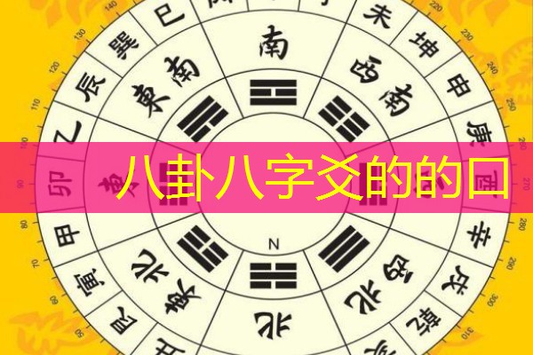  八卦八字爻的的口