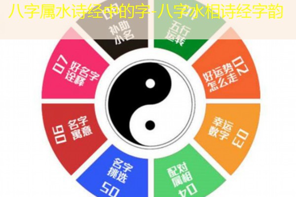  八字属水诗经中的字-八字水相诗经字韵