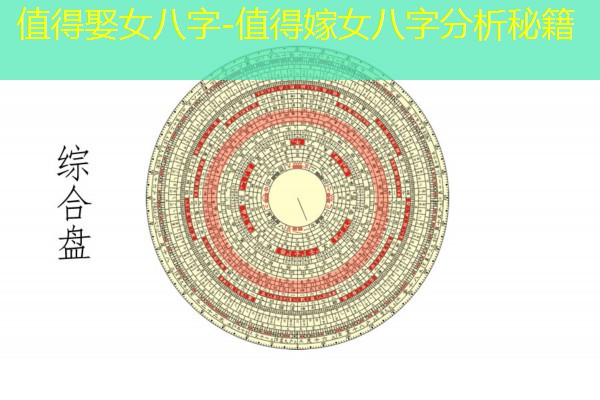  值得娶女八字-值得嫁女八字分析秘籍