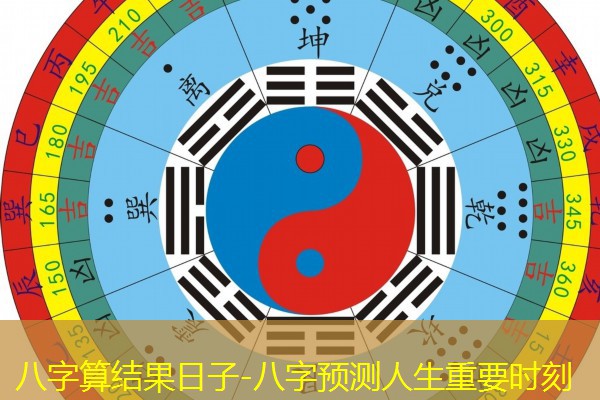  八字算结果日子-八字预测人生重要时刻