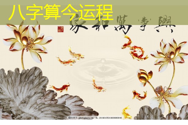  八字算今运程