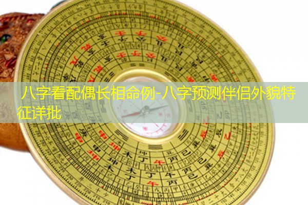  八字看配偶长相命例-八字预测伴侣外貌特征详批