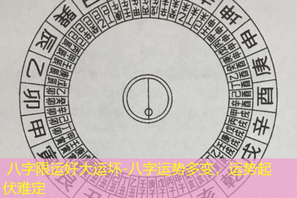  八字限运好大运坏-八字运势多变，运势起伏难定