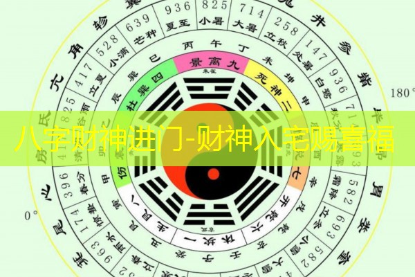  八字财神进门-财神入宅赐喜福
