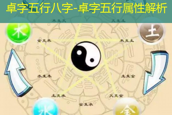 卓字五行八字-卓字五行属性解析