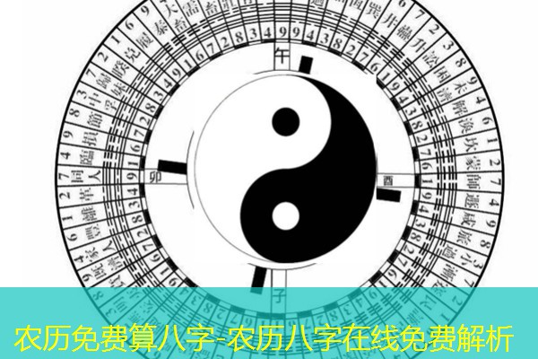  农历免费算八字-农历八字在线免费解析